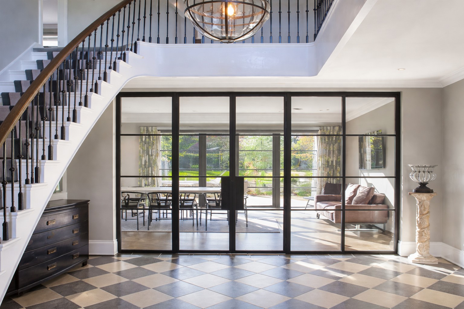 Smart glass doors